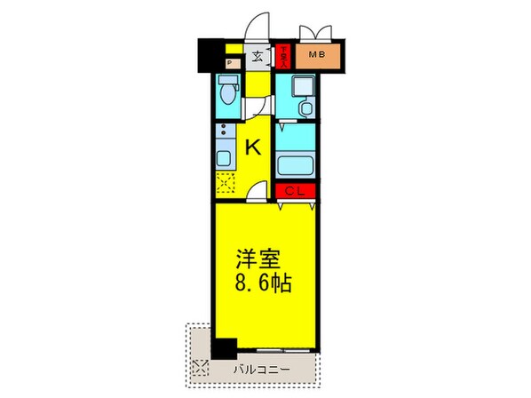 ＴＫアンバーコート堺東Ⅱの物件間取画像